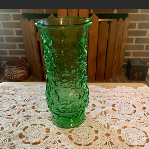 E.O. Brody Vintage 60's Green Glass Vase - Picture 1 of 6